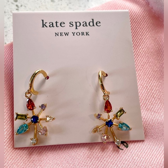 Kate spade Firework Floral huggie Earrings - Picture 5 of 9